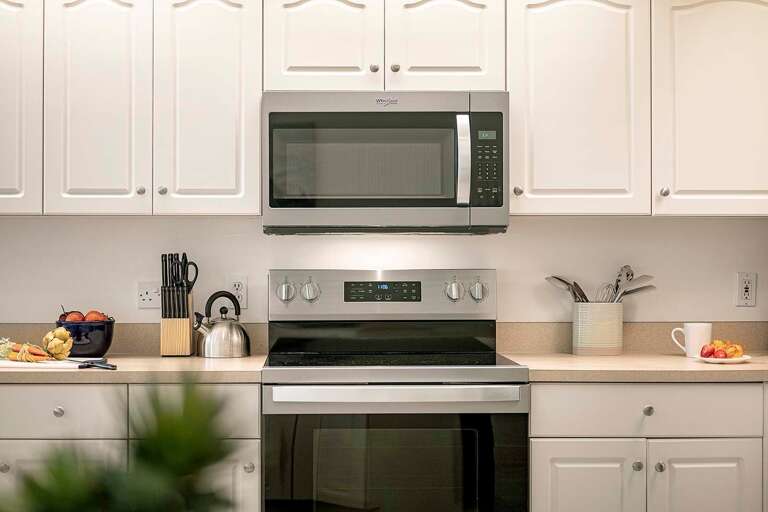 Large Kitchen with Stainless Appliances