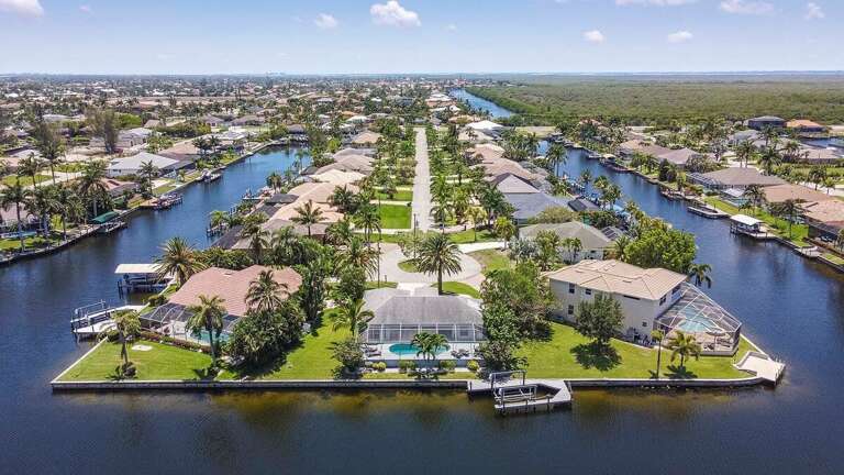 Bird Eye View of the Beach House