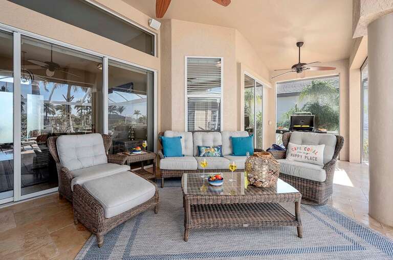 Al Fresco Lounge Area Great for Reading or Conversation