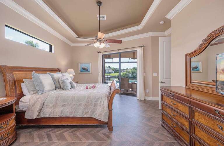 Main King Bedroom with Access to the Lanai