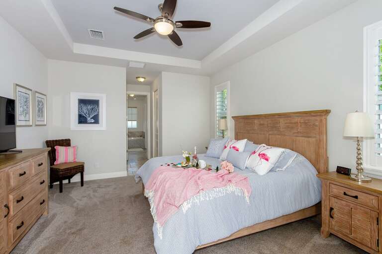 Main Bedroom with King Size Bed and En-Suite Bathroom