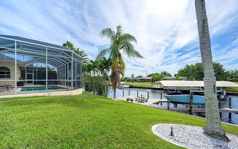 Backyard on Oversized Lot