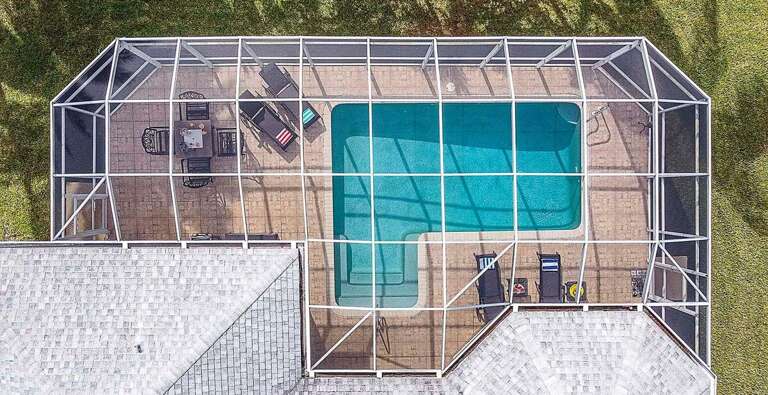 Bird Eye View of the Swimming Pool