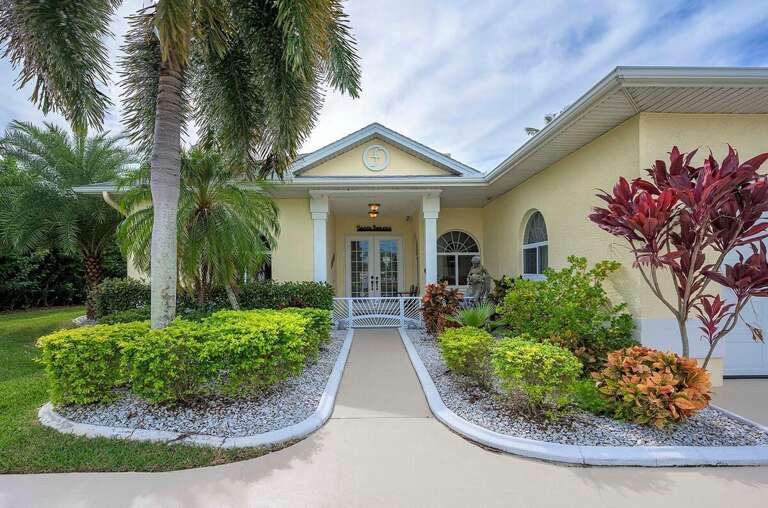 Front Entryway with Privacy Gate