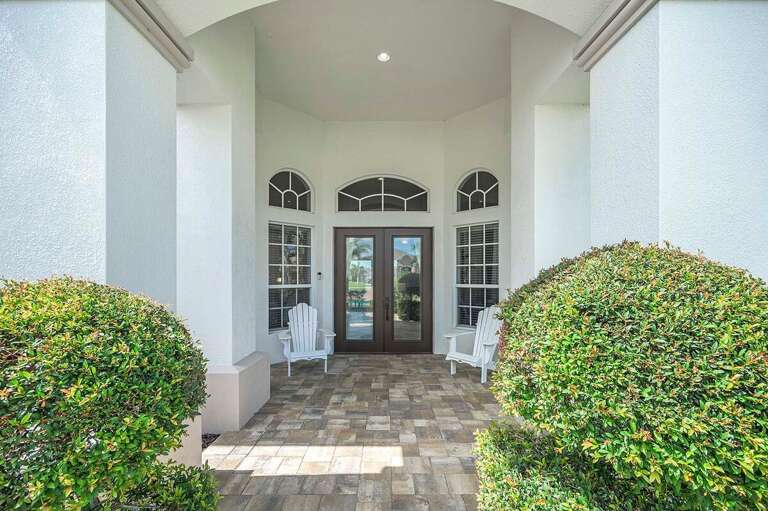 Double Glass Door Entrance of Bermuda Welcomes You