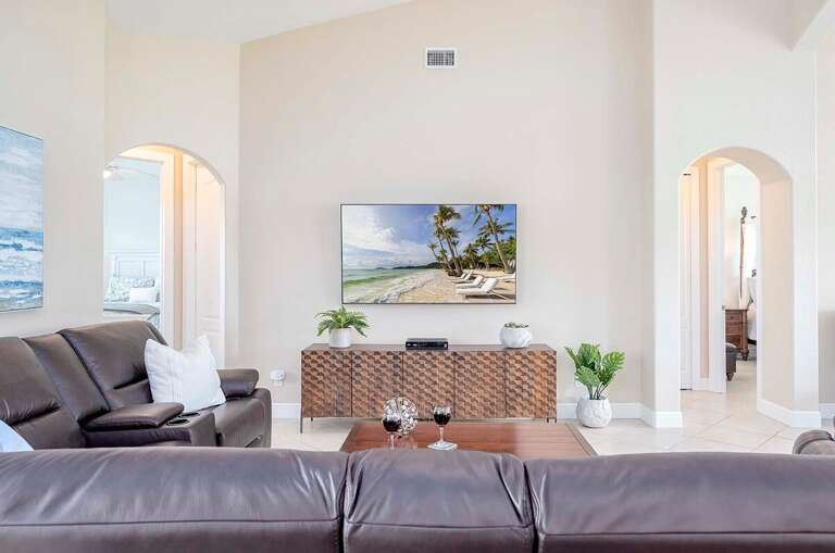 Living Room with Smart TV