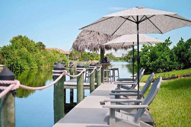 Bliss on the Bay Dock. Great for Fishing