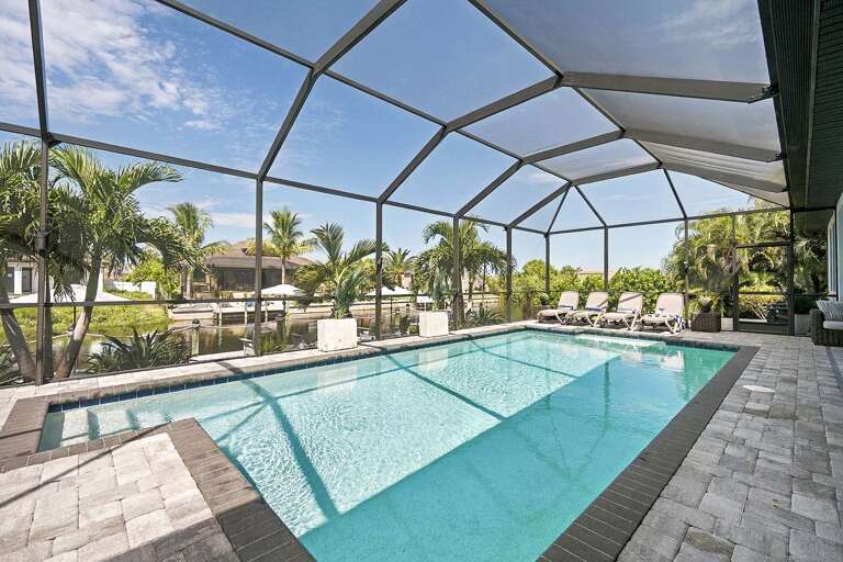 Bliss on the Bay Pool Area with Grand Views of the Canal
