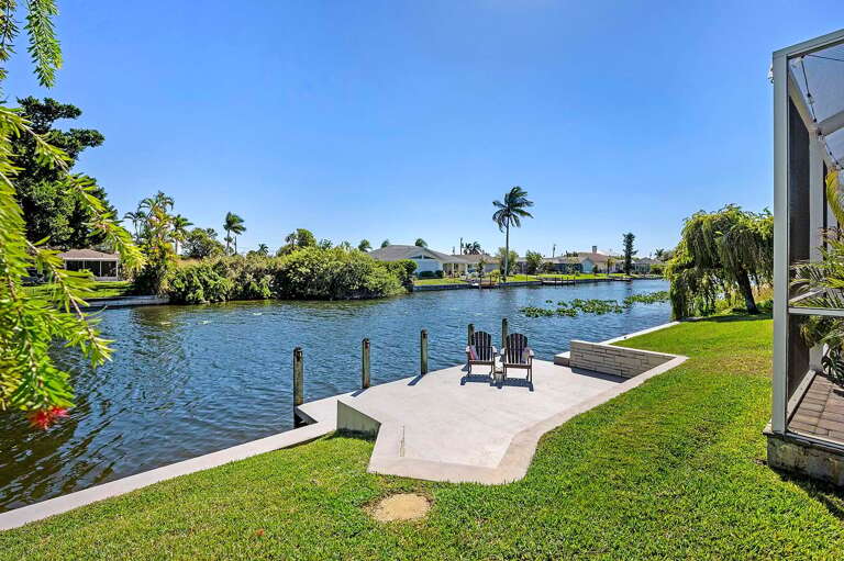 Backyard and Dock of Blue Abaco