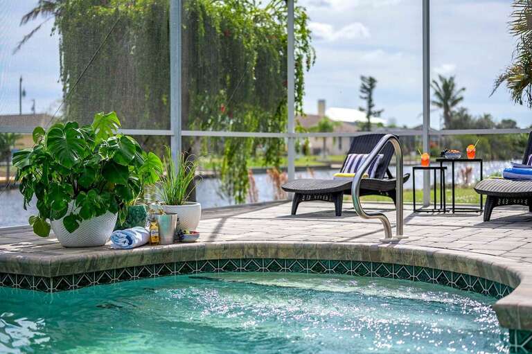 Beautiful Tropical Landscape with Freshwater Canal Views