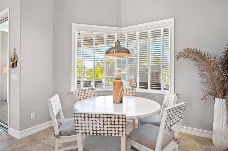 Nook Area With Pool and Patio Views