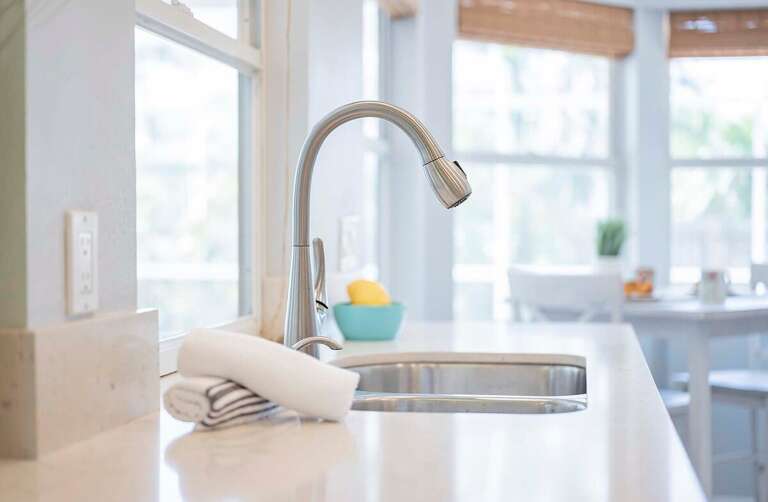 Dishes no Problem with a Fantastic View to the Outdoor Pool Area