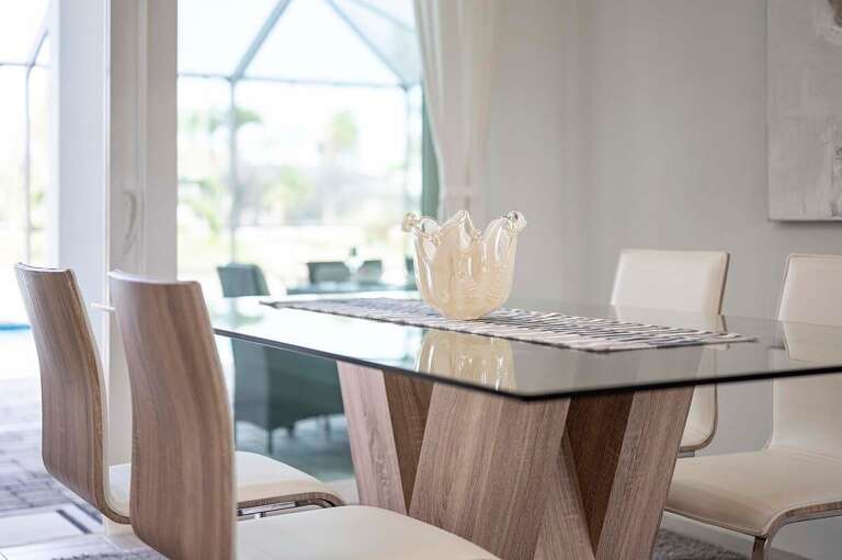 Dining Area with Access to Pool Area