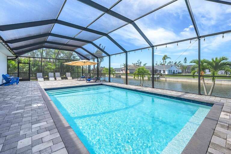 Pool Area with Canal View