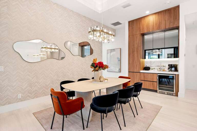 Formal Family Dining Space with Views of the Lanai