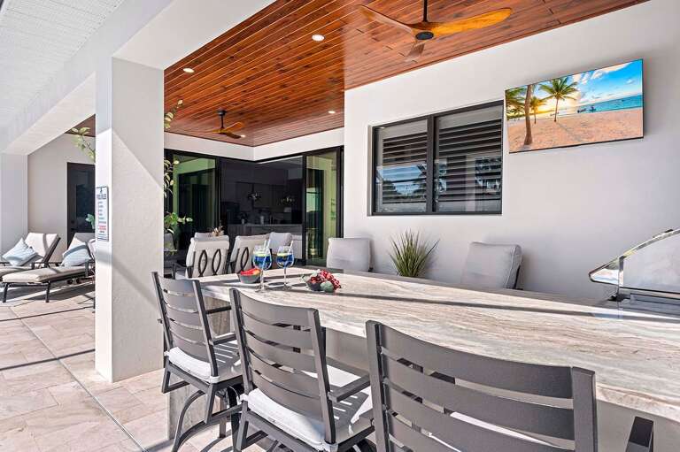 Outdoor Bar for Additional Seating