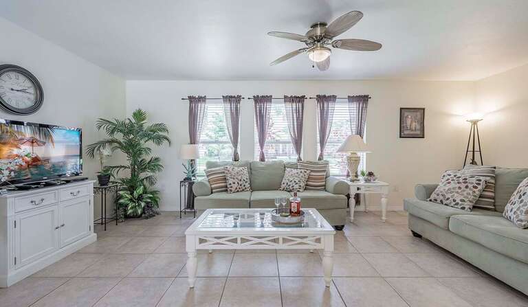 Living Room with Views of the Garden