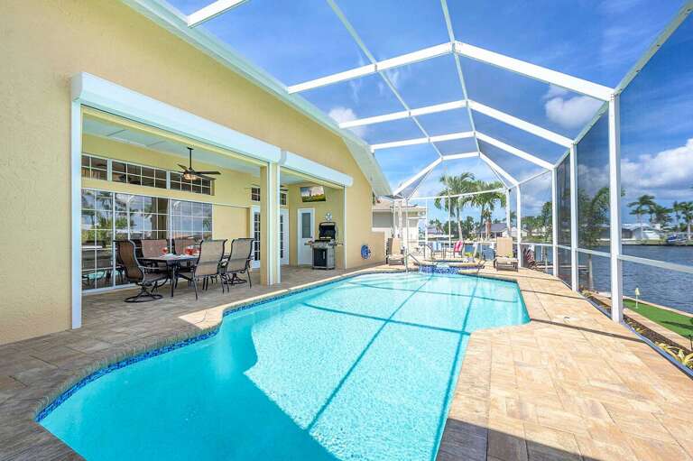 Pool Area with Covered Lanai