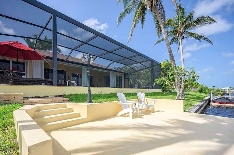 Dock Area Is Great For Morning Coffees or Cocktails