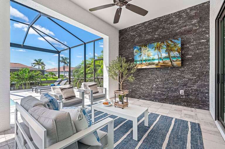 ..or just sit Back and Relax with the Outdoor TV for Sunday Football, Streaming Music or Just Relaxing