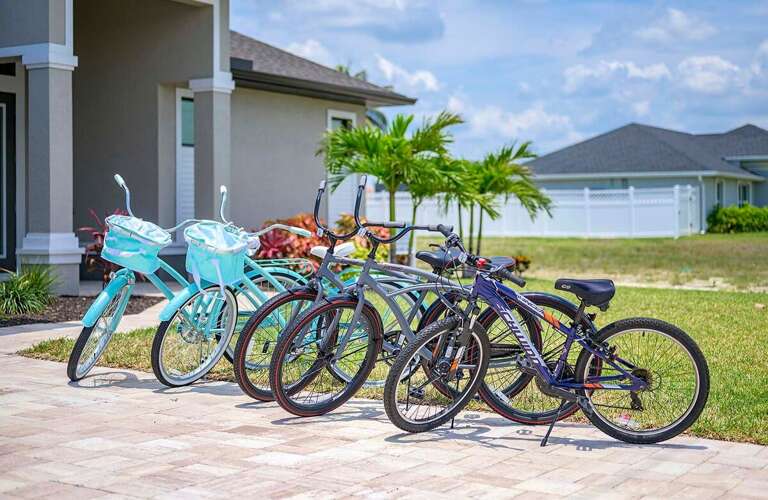 Four Adult Bicycles and one Youth Bicycle are Provided