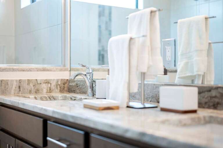 Main Bathroom with Double Sinks