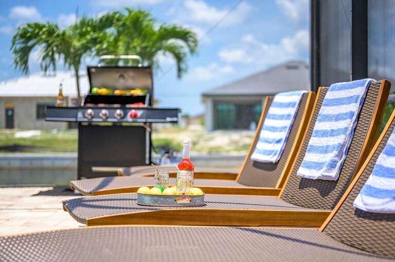 Relax and Soak Up the Sun on the Lounge Chairs