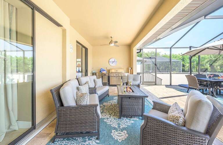Outdoor Lounge Area
