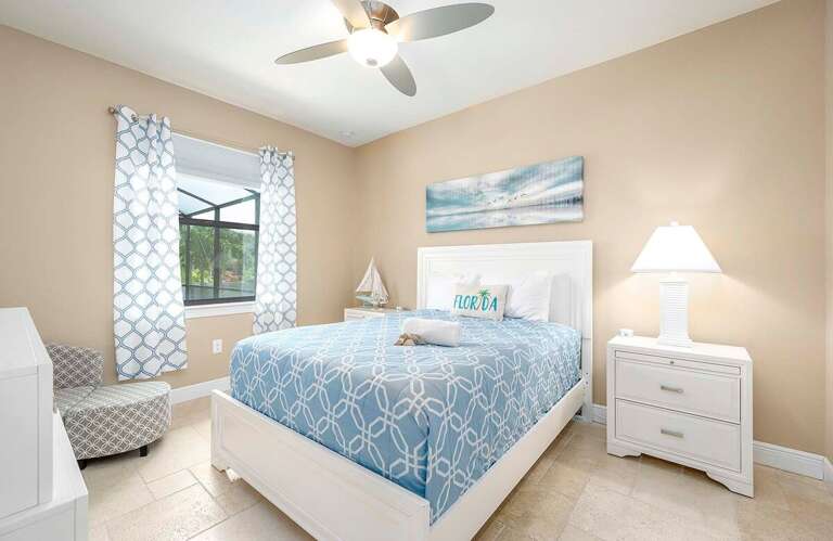Queen Bedroom with Pool View