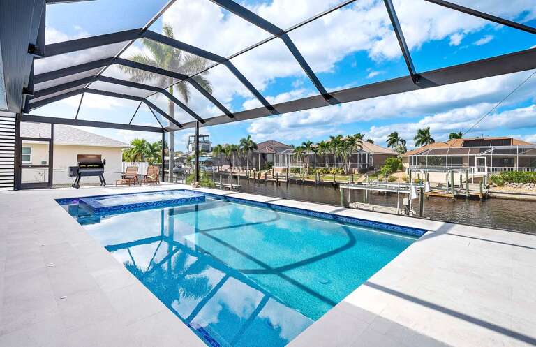 An Outdoor Pool for Cooling Off