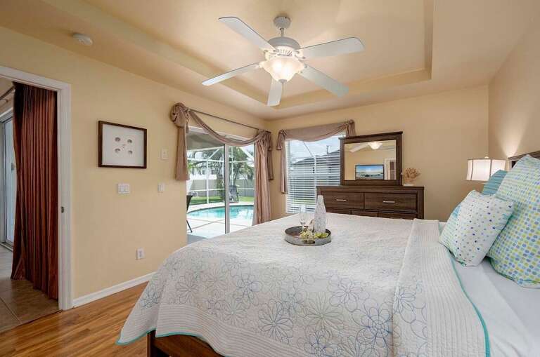 Main Bedroom with Pool/Patio Access
