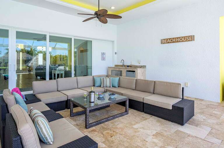 Large Outdoor Lounge Area