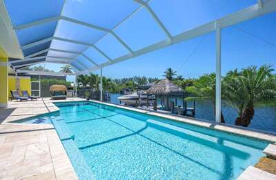 Oversized Pool with Southern Exposure and great Canal Views
