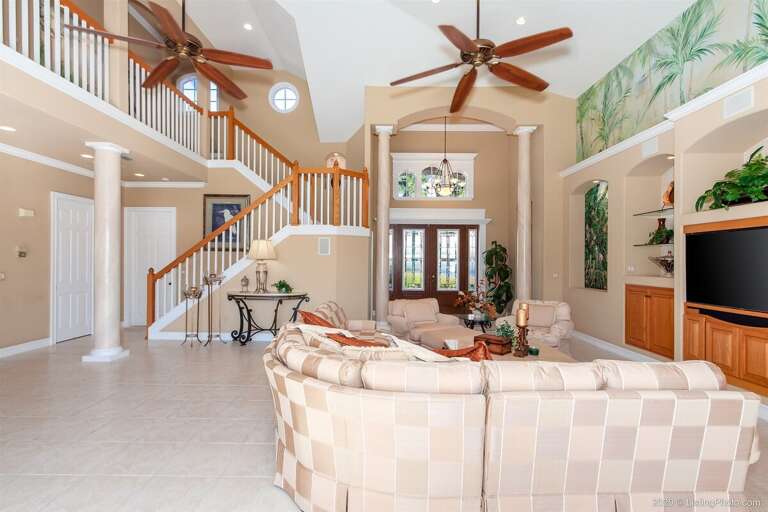 Main Living Room and Entryway