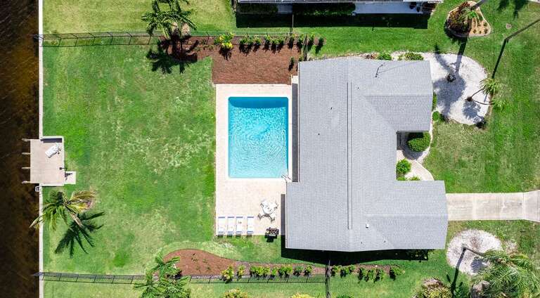 Aerial View of Coral Cottage