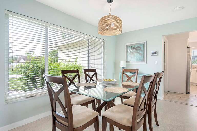 Dining with Garden View and Seating for Six