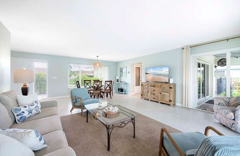 Living Room with Dining Space