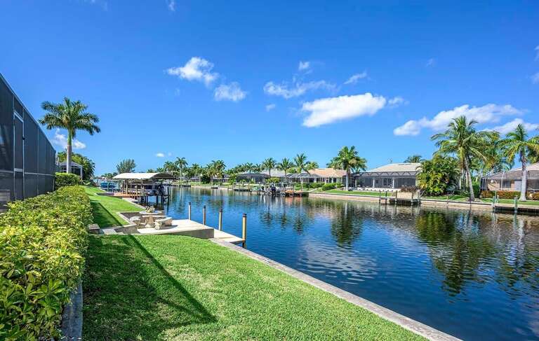 Canal and Dock of Coral Getaway