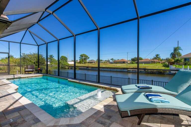 The swimming pool is electrically heated