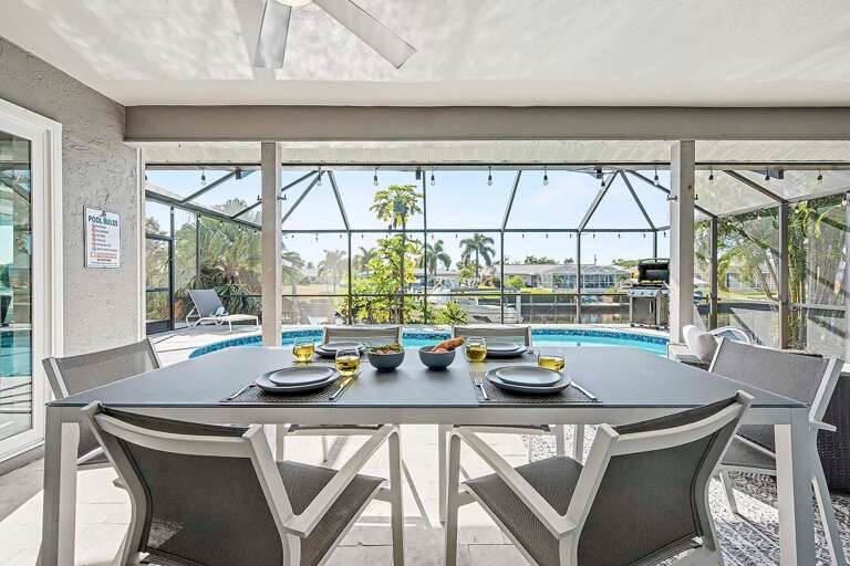 Covered Lanai for Al Fresco Dining