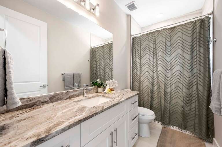 Guest/Hallway Bathroom with Shower Tub Combo