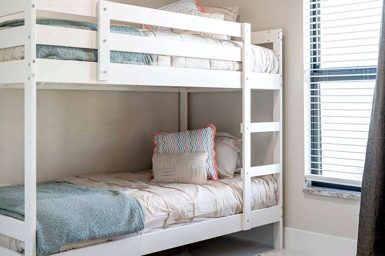 Twin Bunk Bed with Desk
