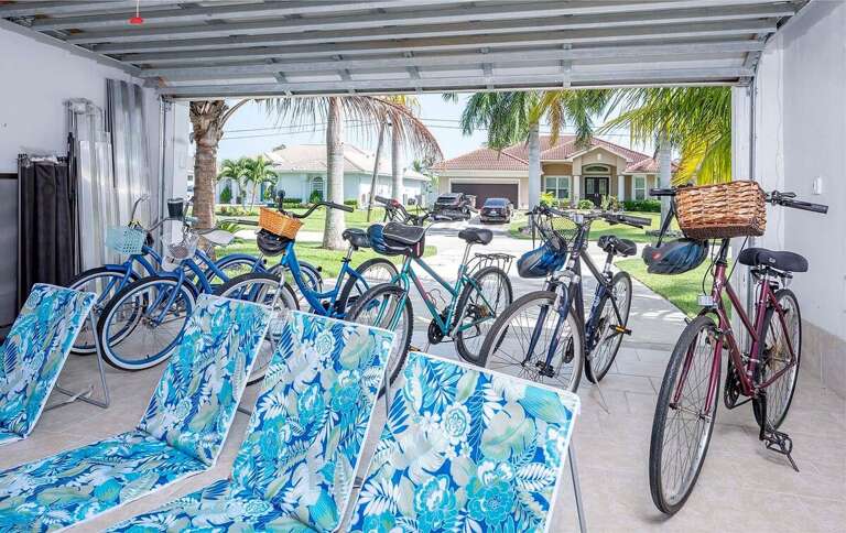 Bicycles available as well as Beach Chairs
