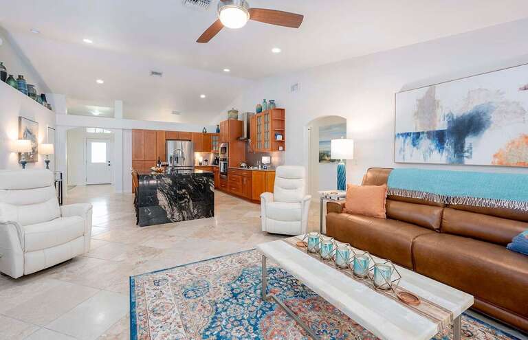 Open Floor Plan Great for Entertainment