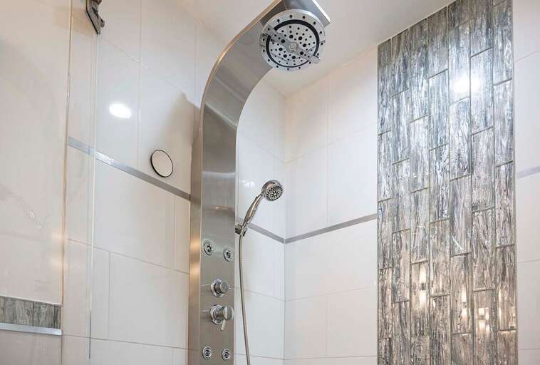 Shower with Multiple Water Pressure Options
