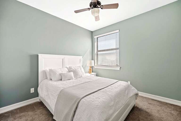 Upstairs Queen Guest Bedroom with Canal View