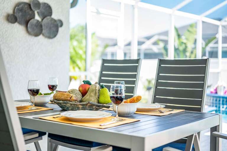 High Top Dining Table with Seating for Six