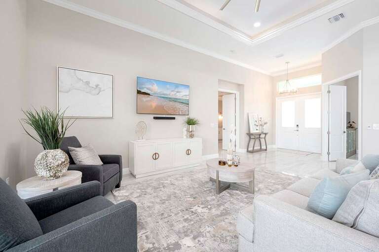 Main Living Room and Entryway