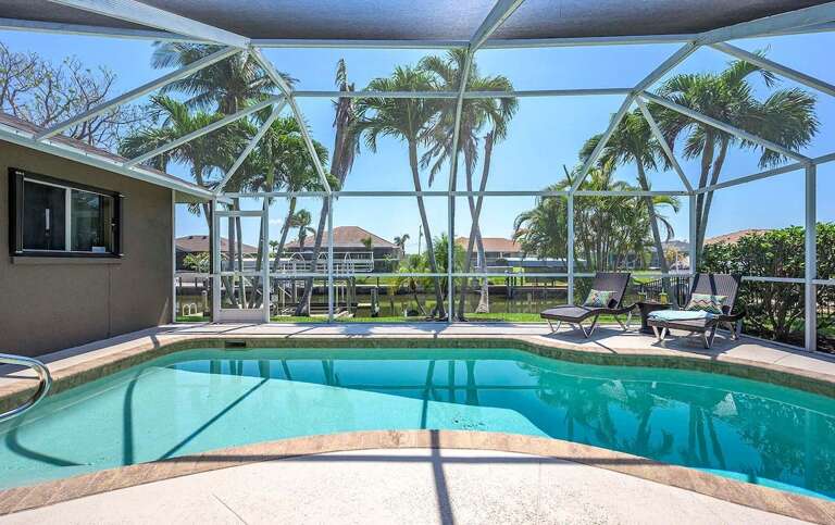 Pool with View to Canal