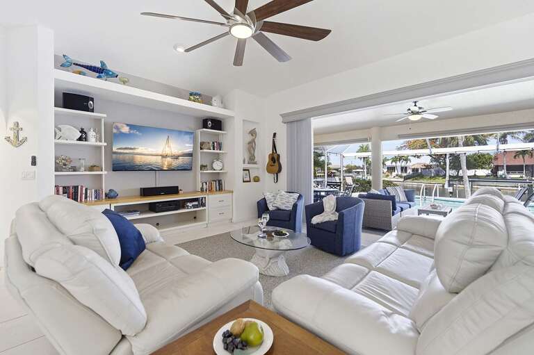 Relax and Enjoy this Comfortable Living Room with a View